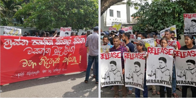 අන්තරේ විරෝධයෙන් කොළඹ පාරවල් වැහෙයි! VIDEO