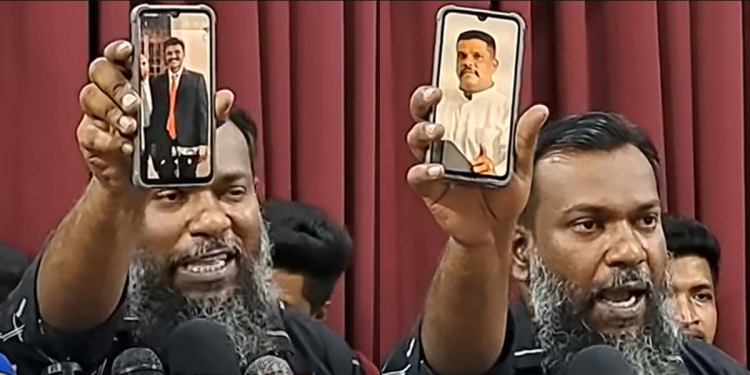 මරදානේ අරගලයට ගැහුවේ ‘චොප්පෙගෙ’ පුතා කිත්සිරියි-මොහොමඩ් රිස්වානුයි! දෙන්නම මේ පාර කොළඹ නගර සභාවට UNP එකෙන් ඡන්දෙ ඉල්ලනවා! යුනිෆෝම් එක ගහන් හිටපු පොලිසියත් මේ කසිප්පුකාරයන්ට යටවුණා! ලැජ්ජයි! අරගලකරුවෝ මාධ්ය හමුවකට ඇවිත් ෆොටෝත් එක්ක නම්ගම් හෙළිකරයි! VIDEO
