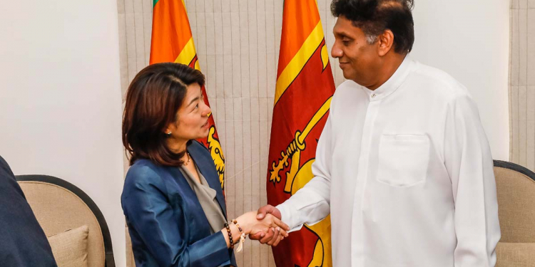 සජිත් අද එක්සත් ජාතීන්ගේ සංවර්ධන වැඩසටහනේ මෙරට නියෝජිතවරියත් හමුවෙයි! ඡන්දය ගැනත් කතාකරයි! PHOTOS & VIDEO