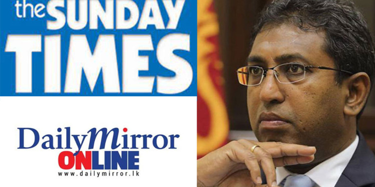 ‘ඩේලිමිරර්-සන්ඩේ ටයිම්ස්’ පත්තර බොරු කියන බව හර්ෂ ට්විටර් පණිවුඩයකින් රටටම කියයි!