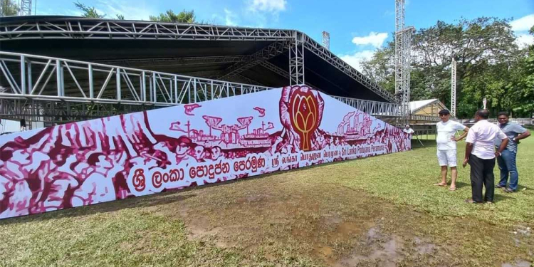 පොහොට්ටුව හෙට කැම්බල් පිටිය සූදානම් කරලා තියෙන්නේ මෙහෙමයි! VIDEO