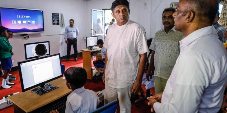 දිවංගත ‌රණසිංහ ප්‍රේමදාසයන්ගේ 30 වන ගුණානුස්මරණයට පාසල් 30කට ස්මාර්ට් පන්ති කාමර! 100 වන ජන්ම දිනයට පාසල් 100ක සක්වල වැඩසටහන් 100ක්! තිස්සමහාරාමේ යඨාලතිස්ස ප්‍රාථමිකයේදී කියපු කතාව! VIDEO & PHOTOS
