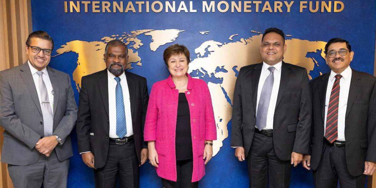 වොෂින්ටන් ගිය මුදල් රාජ්‍ය ඇමැති ෂෙහාන් IMF ප්‍රධානී ජෝජියාවා හමුවී කතා කරයි! PHOTOS & VIDEO