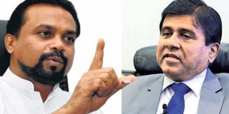 නම කියන්න! නම කියන්න! එළියෙදි බැරි නම් ඇතුළෙදි කියන්න! විමල්ගෙන් විජයදාසට චැලෙන්ජ් එකක්! VIDEO