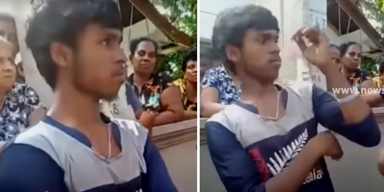 සිසුවියකට අතවර කරන්න හැදූ තරුණයෙක් අල්ලා පොලිසියට බාරදෙයි! VIDEO I Sri Lanka Latest News