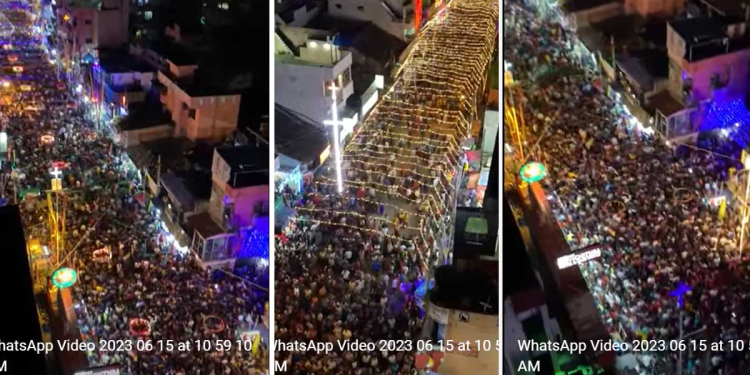 ඊයේ කොච්චිකඩේ පල්ලියේ මංගල්ලෙට ආපු මහා ජනගඟ! VIDEO I Sri Lanka Latest News