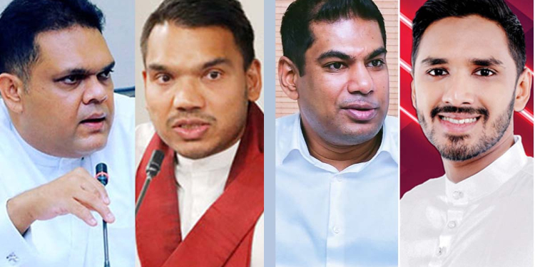 ජනපති අපේක්ෂකත්වය ගැන පොහොට්ටුව ඇතුළේ මතගැටුමක්! ‌බණ්ඩාරවෙල වේදිකාවේදී ඇමැති ෂෙහාන් එකක් කියද්දී නාමල් වෙන එකක් කියයි! මාතර වේදිකාවේදී ඇමැති කංචන එකක් කියද්දී නිපුණ වෙන එකක් කියයි! VIDEO I Sri Lanka Latest News