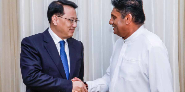 ලංකාවට ආ චීන ප්‍රධානියා ඇතුලු දූත පිරිස විපක්ෂනායක සජිත් හමුවී සාකච්ඡා පවත්වයි! VIDEO & PHOTOS I Sri Lanka Latest News