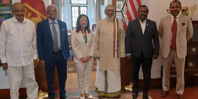 උතුරු නැගෙනහිර දෙමළ පක්ෂ නියෝජිතයන් හා ජුලී චන්ග් අතර හමුවක්! Sri Lanka Latest News