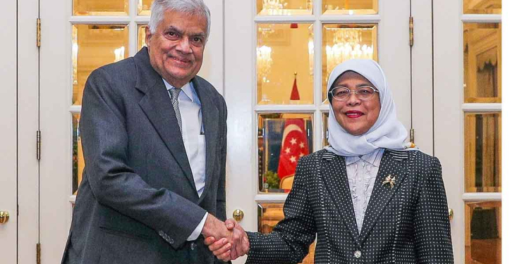 රනිල් සිංගප්පූරු ජනපති-ඇමැතිවරුන් හමුවෙයි! Sri Lanka Latest News