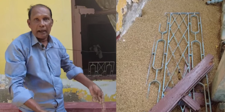 රටටම ණය වෙලා හදාගත්තු අපේ වී අස්වනු වන අලි විනාශ කරලා දානවා! ග්‍රාමාරක්ෂකයන්ට ඇයි බැරි අපේ ගම ආරක්ෂා කරලා දෙන්න? කන්තලේ ගොවීන්ගෙන් බලධාරීන්ට චෝදනා! VIDEO Sri Lanka Latest News