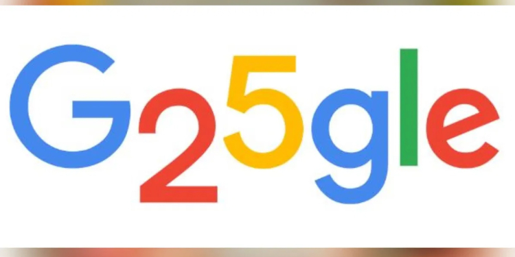 Google රිදී ජුබිලිය සමරයි!