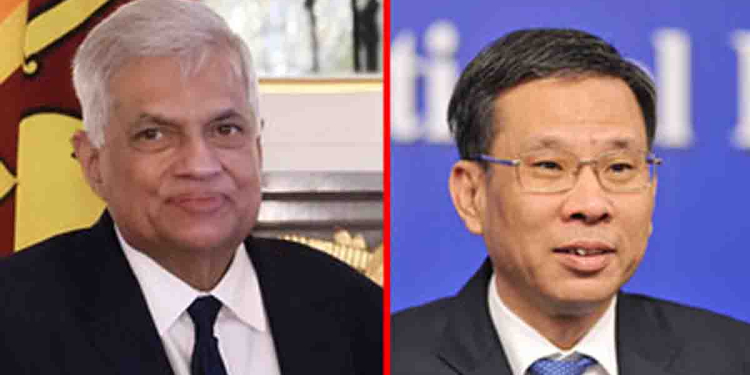 රනිල් චීන මුදල් ඇමැති හමුවී ණය ප්‍රතිව්‍යුහගත කිරීම ගැන කතා කරයි! I Sri Lanka Latest News