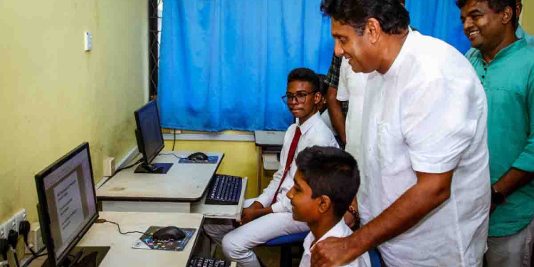 මුලු රටම ඩිජිටල් කළොත් මොකද්ද මේ රටට වෙන්නේ? 35 වැනි සුහුරු පන්ති කාමරය රදම්පොළ සුමංගල විද්‍යාලයට දීලා විපක්ෂ නායක සියලු දෙනාට දුන්න පණිවුඩය! VIDEO & PHOTOS I Sri Lanka Latest News