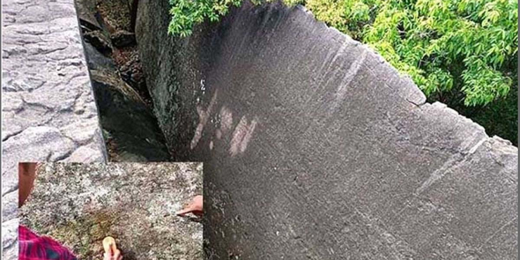අඩි 45ක් දිග අතිදුර්ලභ ශිලා ලේඛනයක් දිඹුලාගල ආරණ්‍ය සේනාසනයෙන් සොයාගනී! Sri Lanka Latest News