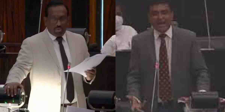 මහින්දානන්දට පුලුවන් ඇත්ත වගේ බොරු කියන්න! එයා බොරු ෆැක්ටරියක්! තේ වතු 4ක් තියෙනවා කියන මහින්දානන්ද මෝටර් බයිසිකලේ ඇවිල්ලා කුලියාපිටියේ ‘ද ෆිනෑන්ස්’ එකේ 12,500ක පඩියට වැඩ කළා! ‘පිටුව පෙරළුවට සීතා පොත දන්නවා රාමා’ වගේ මහින්දානන්ද පිටුව පෙරළුවට රටම එතුමගේ පොත දන්නවා! සජිත් ගැන බොරු කියන්න ගිය මහින්දානන්දට නලින් බණ්ඩාර පාර්ලිමේන්තුවේදී දීපු උත්තරේ! VIDEO I Sri Lanka Latest News
