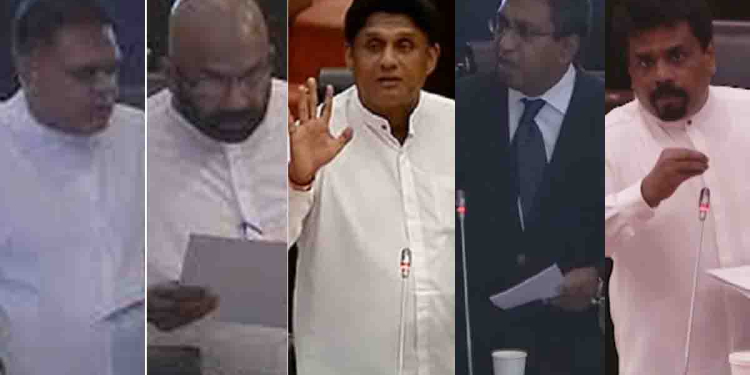 වැට් අලුතෙන් ගහන ලයිස්තුව පාර්ලිමේන්තුවට දීලා නෑ! ආදාහනයටත් ගහනවාද? උදලු තලේටත් ගහනවාද? කියන්න අපිට! සජිත්-අනුර-හර්ෂ ඇතුලු විපක්ෂය කෑ ගසා අසයි! සියඹලාපිටිය-සේමසිංහ උත්තර දෙන්න හදයි! අද පාර්ලිමේන්තුවේ මහා ගාලගෝට්ටියක්!  VIDEO I Sri Lanka Latest News