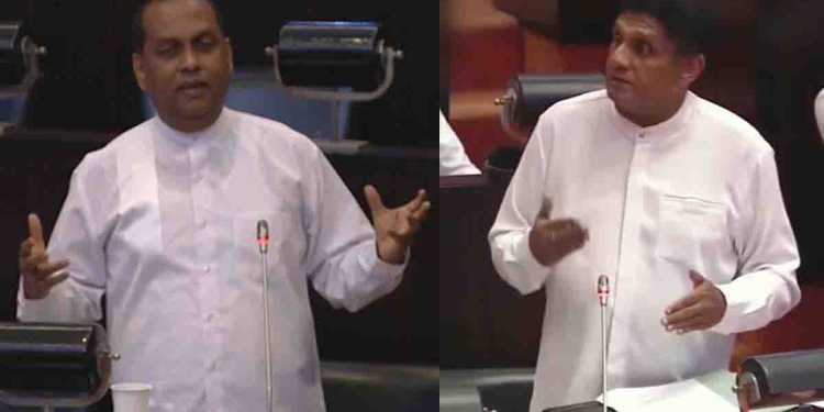 අසූචි පොහොර රටට ‌අරන් ඇවිත් ඩොලර් මිලියන 6.7ක් විනාශ කළ ‌හොරුන්ට දෙන දඬුවම මොකද්ද? සජිත් අදත් ප්‍රශ්න කරයි! ඇමැති අමරවීර මගේ කාලෙ වෙච්ච එකක් නෙමෙයි කියා කරන්න ඕන දේ සජිත්ගෙන් අහයි! සජිත් කරන්න ඕන දේ අමරවීරට එකින් එක කියා දෙයි! සජිත් කියපු විදිහට ක්‍රියාමාර්ග ගන්න අමරවීර පොරොන්දු වෙයි! VIDEO I Sri Lanka Latest News