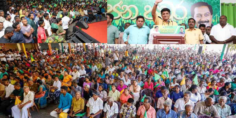 අහල පහළ ආසන – දිස්ත්රික්කවලින් – බස්වලින් සෙනග ඇදලා නෑ! ආසන ඇතුළේ පාක්ෂිකයො පමණමයි! සජබෙ මහජන පවුර ඓතිහාසික දඹදෙණිය ආසනෙන් පටන් ගනී! මහා විශාල ජනකායක් සජිත් බලන්න එයි! උද්යෝගය වැඩිවෙයි! ආණ්ඩුවක් ඕන කියමින් ජනතාව කෑගසයි! VIDEO & PHOTOS I Sri Lanka Latest News