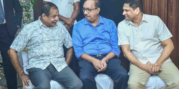 ලන්සායි-අනුර යාපායි-ප්‍රියංකරයි රනිල්ට සහාය දක්වමින් රාජගිරි කාර්යාලයේ ජනාධිපතිවරණ සටන අරඹයි! PHOTOS I Sri Lanka Latest News