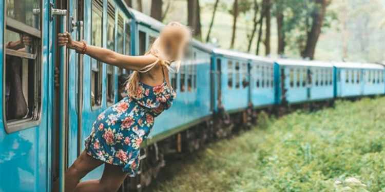 දුම්රියේ යන ගමන් සෙල්ෆියක් ගන්න ගිය රුසියානු තරුණිය ඇදවැටී බරපතළ තුවාල ලබයි ! Sri Lanka Latest News