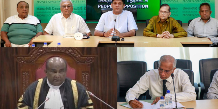කතානායකට එරෙහිව ‌විපක්ෂය අත්සන් කරපු විශ්වාසභංගයේ තොරතුරු මෙන්න! කතානායකතුමා ව්‍යවස්ථාවත්- පාර්ලිමේන්තුවේ විශ්වාසයත්-මන්ත්‍රී වරප්‍රසාදත් උල්ලංඝනය කළා! සජිත් ඇතුළු විපක්ෂය සුබ මොහොතින් විශ්වාසභංගෙට අත්සන් කරයි! සුමන්තිරන්-කිරිඇල්ල-ජී. ඇල්.-තිස්ස-ශාන්-චන්දිමත් එක්වෙයි! චෝදනා 4ක්! VIDEO & PHOTOS I Sri Lanka Latest News