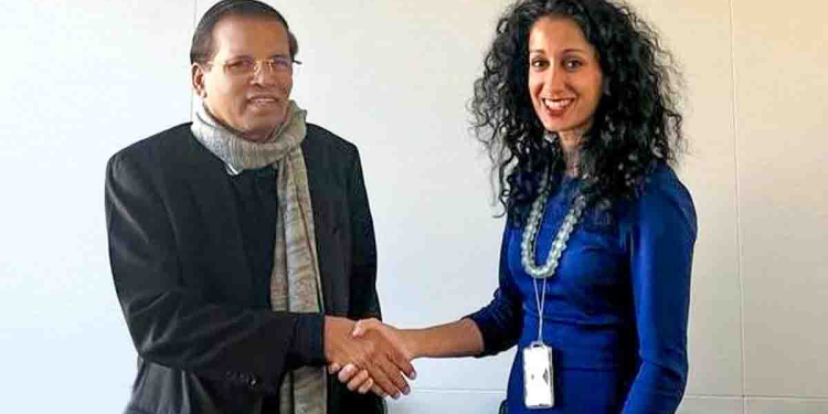 සන්ධානය ගැන කතා කරන්න මෛත්‍රීපාල අමෙරිකාවේ ගිහින්! ලංකාවේ දේශපාලන තත්වෙ ගැනත් කතා කළාලු! I Sri Lanka Latest News