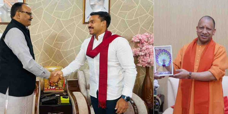 ඊයේ අයෝධ්‍යාවේ රාම් කෝවිල වැඳපුදා ගත් නාමල් අද උත්තර් ප්‍රදේශ් මහඇමැතියි නියෝජ්‍ය මහඇමැතියි හමුවෙලා! PHOTOS I Sri Lanka Latest News