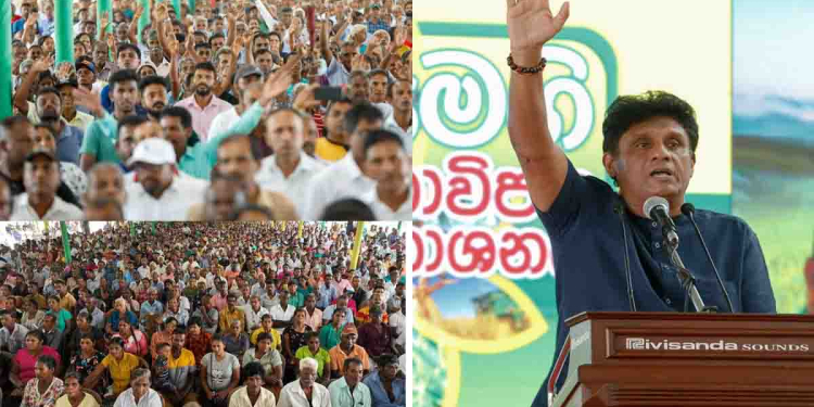 ගොවියා යළි රජ කරවන යුගය සජබ ආණ්ඩුවක් යටතේ හදන හැටි සජිත් ගොවි ජනතාවගෙන් පිරී ගිය වන්නි හත්පත්තු ගොවි සමුළුවේදී හෙළිකරයි! ජාතික ඉඩම් ප්‍රතිපත්තියක්! ගොවිතැනට නව තාක්ෂණය! අලුත් මිල සූත්‍රයක්! ගොවි මිතුරු ඇප් එකක්! බීජ ප්‍රතිපත්තියක්! වී-හාල් මාෆියාව ඉවරයි! ගොවි විශ්‍රාම වැටුප යළිත්! VIDEO & PHOTOS I Sri Lanka Latest News