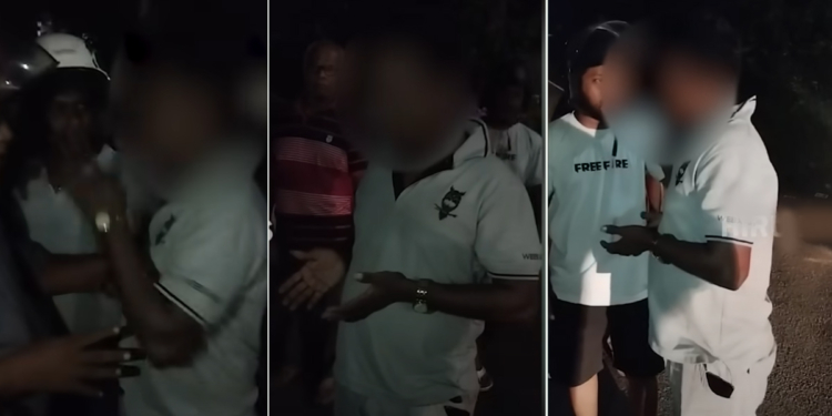 බීලා වාහන කිහිපයක් හප්පලා තාප්පයකුත් කඩාගෙන ගිය CID නිලධාරියා පනින්න යද්දී ගම්මුන් අල්ලගනී! VIDEO I Sri Lanka Latest News