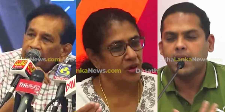 සජිත් තමයි නායකයා කියලා සජබ ඡන්දවලින් පාර්ලිමේන්තුවට ඇවිත් ආණ්ඩුවේ වරදාන-වරප්රසාදවලට ආණ්ඩුවට ගිහින් සජිත්ට පලු යන්න ගහපු මේ අය ලැජ්ජා නැතිව දැන් සජිත් හොඳාායි… සජබ හොඳාායි කියලා කියන මේ කතා හොඳට අහන්න! VIDEO I Sri Lanka Latest News