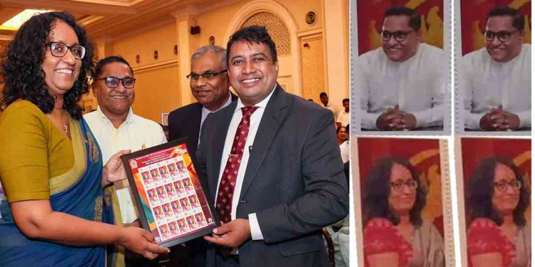 150 වන ලෝක තැපැල් දිනය නිමිත්තෙන් අගමැති හරිනිගෙයි ඇමැති විජිතගෙයි මුහුණු දෙක දාලා මුද්දර දෙකක් නිකුත් වුණා! I Sri Lanka Latest News