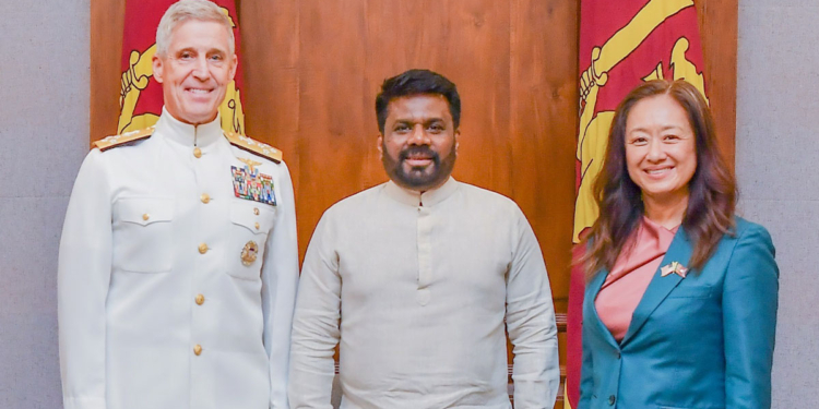 ලංකාවට ආ ඇමෙරිකානු ප්රධානියා අනුර හමුවී කතා කරයි! PHOTOS I Sri Lanka Latest News