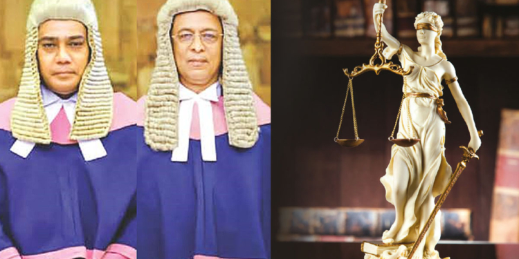 ‘අධිකරණ විනිසුරුවරුන්ගේ තීන්දු වරදවා නිරූපණය නොකළ යුතුයි’! ‘විනිසුරුවරයකුගේ තීන්දුවකින් සෑම කෙනකුම තෘප්තිමත් කළ නොහැකියි’! ‘විනිසුරුවරයකුගේ ප්‍රධානතම ගුණාංගය, අවංකභාවය හා ස්වාධීනත්වයයි’! ‘යුක්තිය පසිඳලීමේ භාරදූර යුතුකම අපි සාධාරණව ඉටුකරනවා’! ශ්‍රී ලංකා අභියාචනාධිකරණයේ නව විනිසුරුවරුන් පොරොන්දු වෙයි! Sri Lanka Latest News