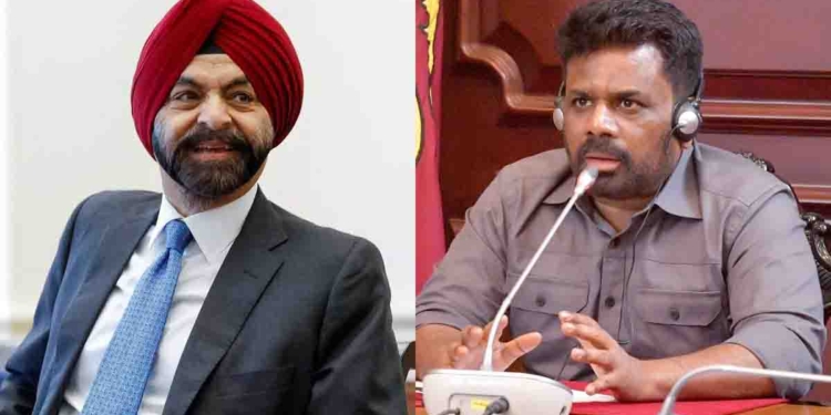 අනුර ලෝක බැංකු සභාපති අජේ බංගා හමුවෙයි! 2025දී ලංකාවට දකුණු ආසියාවේ ලොකු පුටුවක්! සහාය දෙන ක්ෂේත්ර ගැනත් කතාකරයි! PHOTOS I Sri Lanka Latest News