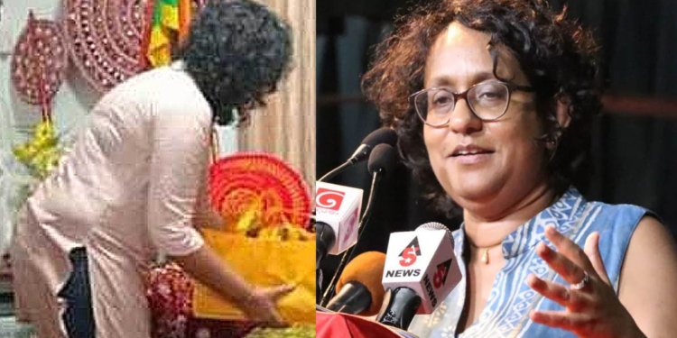 රාමඤ්ඤ මහානිකායේ මහනාහිමියන් බැහැදකින්න හරිනි ගිය අවස්ථාව වාර්තා කරන්න ඉඩ නොදී මාධ්‍යවේදීන් අපහසුතාවට පත් කළේ හරිනි ඩෙනිමක් ඇඳගෙන ගිය නිසාද? VIDEO I Sri Lanka Latest News