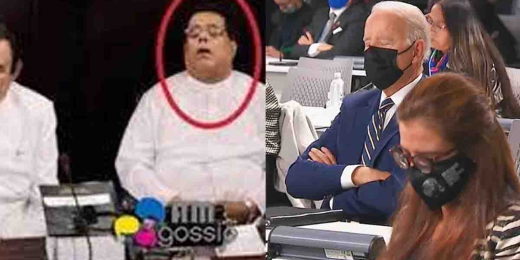 බයිඩන් හිටිහැටියේ නිමල් සිරිපාල වෙයි! VIDEO I Sri Lanka Latest News