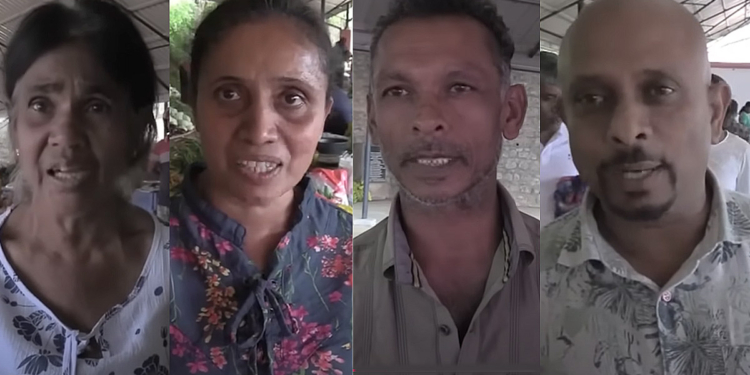 මිනිස්සු ඇමැති ලාල්කාන්තගේ පලු යවයි! VIDEO I Sri Lanka Latest News