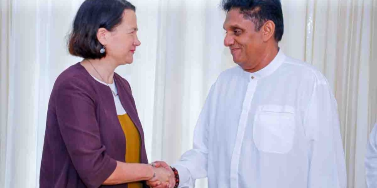 එක්සත් රාජධානියේ ඉන්දු-පැසිෆික් කලාපීය අමාත්‍යවරිය සජිත්ව හමුවන්න ඇවිත්! Sri Lanka Latest News