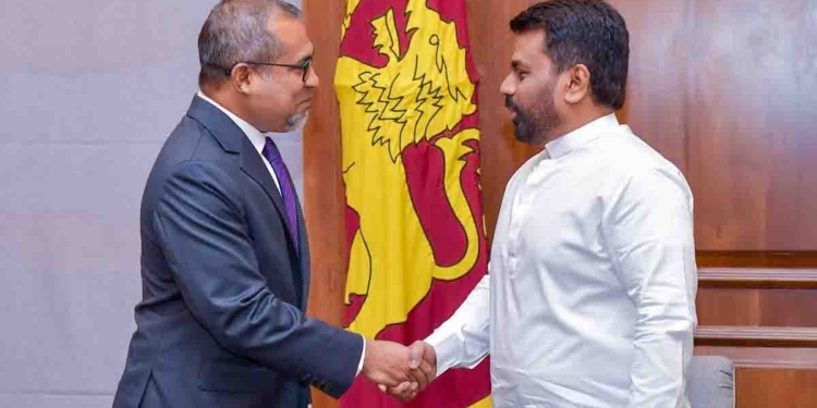 මාලදිවයින් විදේශ කටයුතු ඇමැති අනුරව හමුවෙයි! මාලේ සංචාරයකට ආරාධනා! PHOTOS & VIDEO I Sri Lanka Latest News