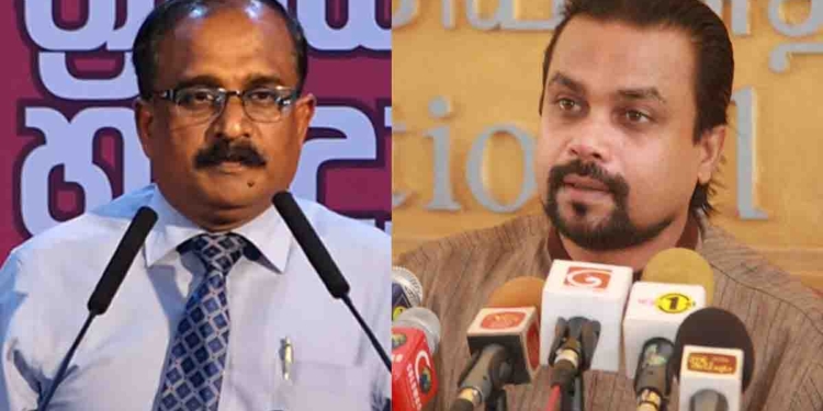 ආරක්ෂක නියෝජ්ය අනුර ජයසේකරට හතරවටෙන්ම වදින්න පටන් ගනී! ජාතික ආරක්ෂාව ගැන ටියුෂන් දෙන්නම් කිව්වානේ..! දැන් උගන්නහං! මෙයා යුද්දෙ වෙලාවේ ඇඟිල්ල තුවාල වෙලා කොළඹ ආවට පස්සේ යුද්දෙ ඉවර වෙනකම් පැත්ත පළාතේ ගියේ නෑ! එහෙම කබ්බො මේ! අනුරටම හරියන කයිතංලා ටිකක් තමයි සෙට්වෙලා තියෙන්නේ! මෙහෙම ගහන්නේ විමල්! VIDEO I Sri Lanka Latest News