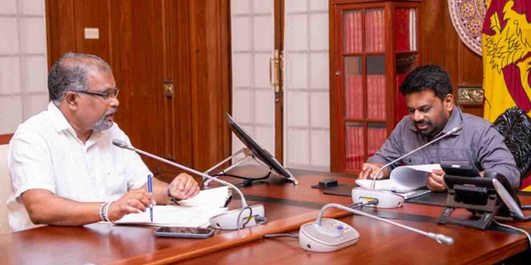 අනුර මහින්දත් එක්ක හෙට දාන්න යන අයවැය ලේඛනය බලයි! PHOTOS I Sri Lanka Latest News