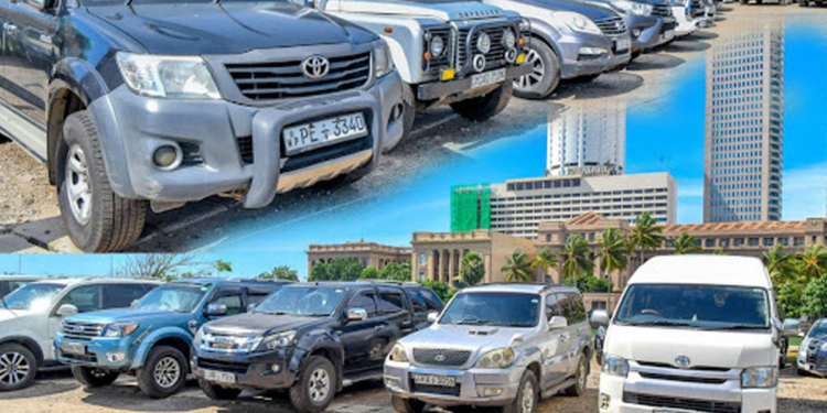 ගෝල්ෆේස් එකේ පෙන්නපු වාහන ආණ්ඩුවේ මන්ත්‍රීවරුන්ට බෙදලා! VIDEO I Sri Lanka Latest News