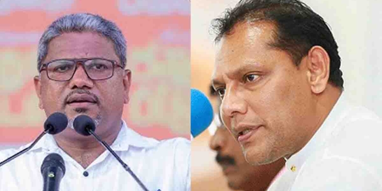 දයාසිරිත් එක්ක ගිය සංවාදය මැද්දේ ආණ්ඩුවේ මන්ත්රී ඉංග්රිසියෙන් කොලයක් කියවයි! ‘එකඑක්කෙනා දෙන කොළකෑලි කියවන්න එපා! ඉස්සෙල්ලාම ඉංග්රීසි ඉගෙනගෙන එන්න!’ ඒ පාර පාර්ලිමේන්තුව ඇතුළේ ඉංග්රීසි ටියුෂන් එකක් දාන්න වෙයිද මන්දා! VIDEO I Sri Lanka Latest News