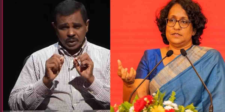 රෝහිණී කවිරත්නට ඇමැති නලින් කියපු කැත කතාවට අගමැති හරිනිත් විරුද්ධ වෙයි! අපේ කෙනෙක් කියලා වැරදි දේ හරියි කියන්න බෑ! නොවිය යුතු දේවල් අපෙන් වෙන්න පුළුවන්! VIDEO I Sri Lanka Latest News