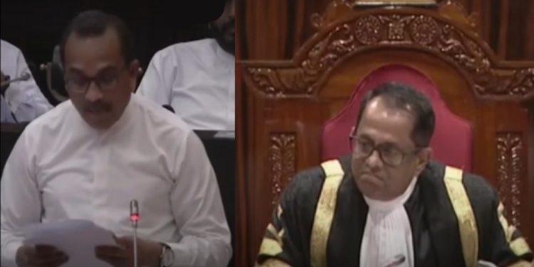 බිමල් බටලන්ද ඉදිරිපත් කරන කොට කතානායකගෙ ඇස්වලින් කඳුළු පිටවුණාද? VIDEO I Sri Lanka Latest News