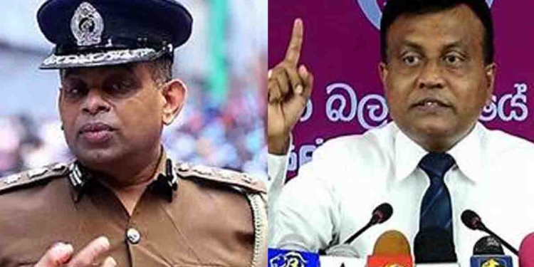 පොලිසිය හොයනවලු! හැංගිලා ඉන්නවාලු! ආවෙ නැත්නම් දේපොළ තහනම් කරනවලු! පොලිසිය බාර ඇමැති කෙනෙක් කියන කතාව අහන්න! VIDEO I Sri Lanka Latest News