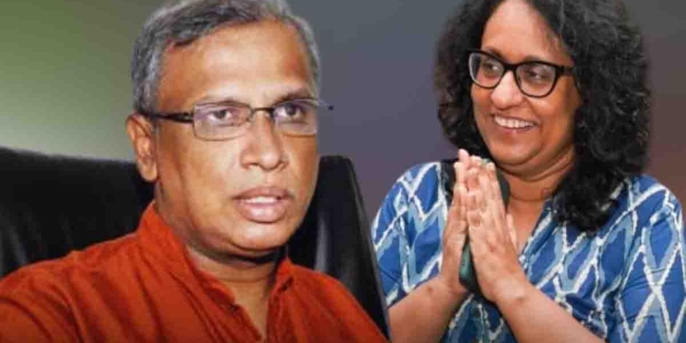 අගමැතිනිය යාපනේ ගිහින් මැතිවරණ නීති කඩලා පන්සල් බිමක රැස්වීමක් තිබ්බ බවට පැමිණිල්ලක් ඇවිත්! මැතිවරණ කොමිසමේ නිලධාරීන් ආවාම අගමැති ආරක්ෂකයන් යන්න දීලා නෑලු! වහාම පරීක්ෂණයක් කරන්න! සුමන්තිරන්ගෙන් මැතිවරණ කොමිසමට චැලෙන්ජ් එකක්! I Sri Lanka Latest News