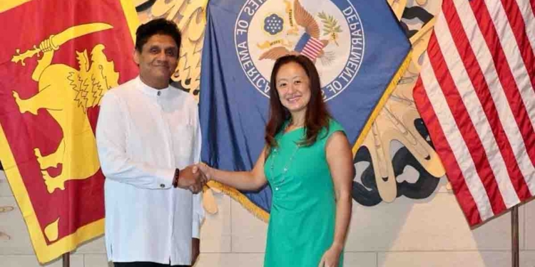ඊයේ ට්රම්ප්ගේ ප්රකාශයට කලින් සජිත් ජුලි චන්ග් හමුවෙලා! I Sri Lanka Latest News