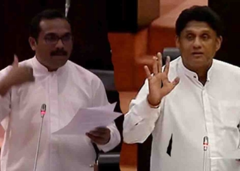 ට්‍රම්ප්ගේ බද්දෙන් රටම ගිනිගන්න යද්දී සජිත් ආණ්ඩුවෙන් ගන්න පියවර මොකද්ද කියලා ඇහුවාම බිමල් දුන්නෙ මාර උත්තරයක්! ‘වෙලාව නාස්ති කරන්න බෑ.. ස්ක්‍රිප්ට් එකට යමු…’!  VIDEO I Sri Lanka Latest News